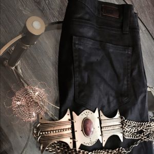 Paige denim burgundy coated 26