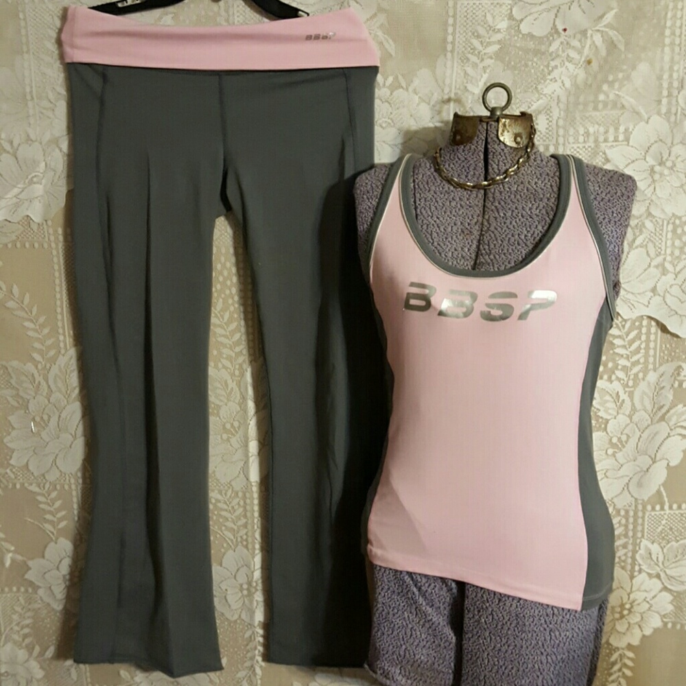 MEDIUM BEBE SPORT SET PINK GREY M