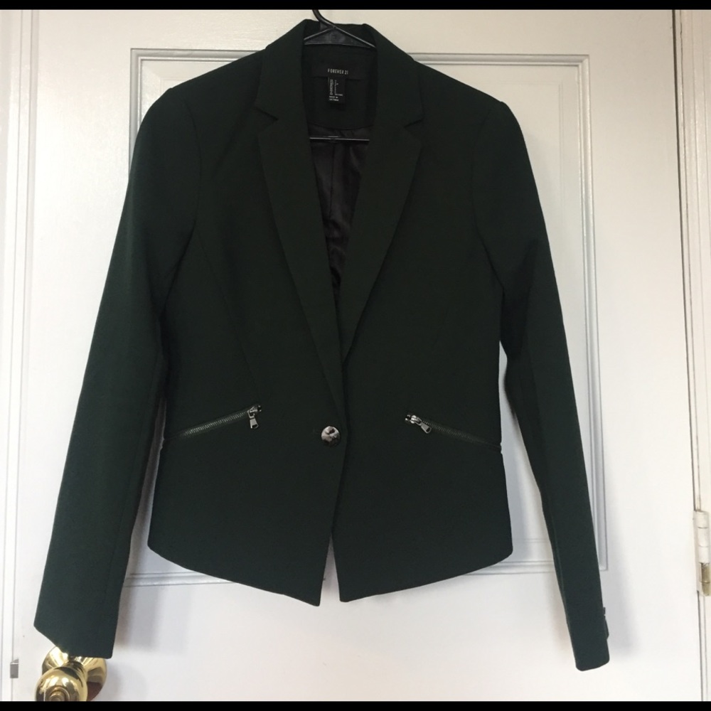 Forever 21 Green Blazer