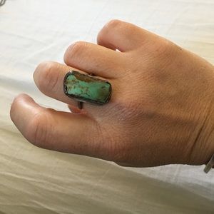 Handmade turquoise ring