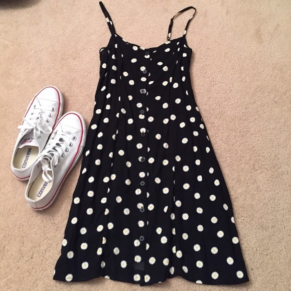 H&M Dresses Hm Sunflower Babydoll Dress Poshmark