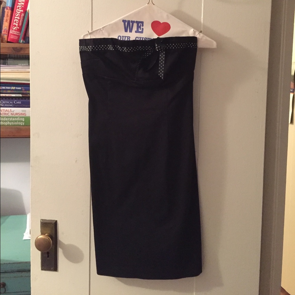 Strapless LBD!! Made by Ruth bought at Anthro!