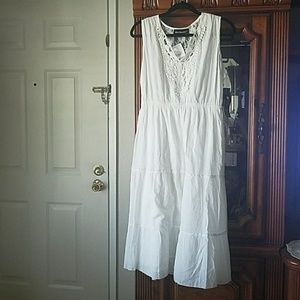 White summer dress