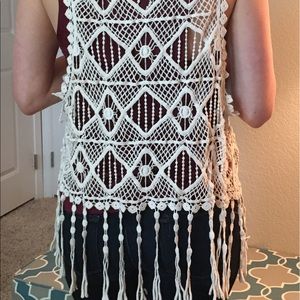 Tassel vest Coachella look