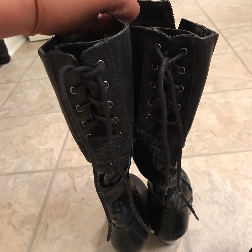 Black boots