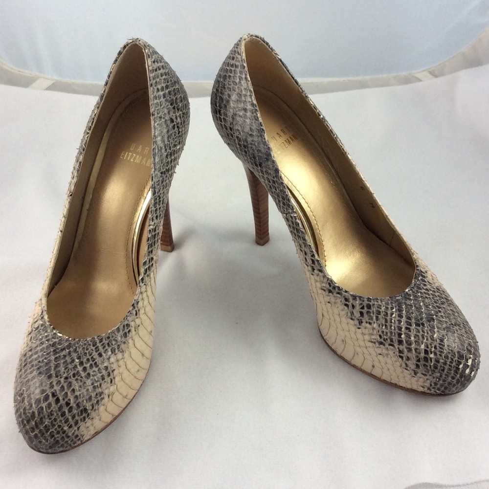 Stuart Weitzman High Heel Round Toe Pumps - image 1