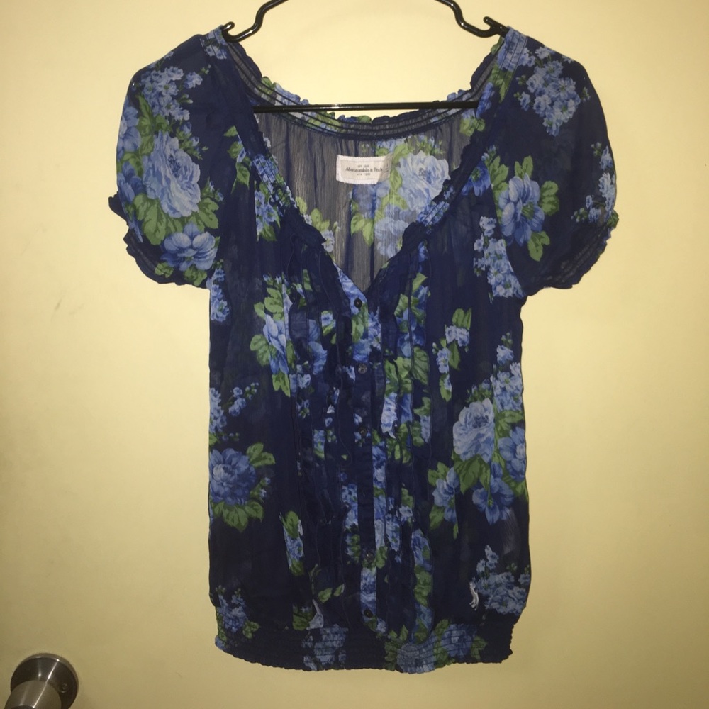 Gilly Hicks Flower Blouse
