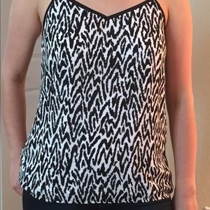 Banana republic zebra print tank