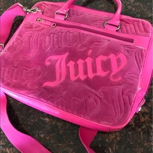 Pink Juicy Couture Computer Bag
