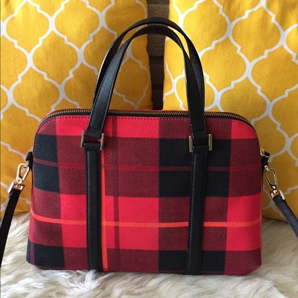 🌸OFFERS?🌸Kate Spade Plaid Satchel - Picture 3 of 8