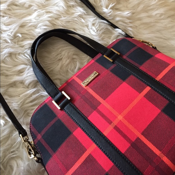 🌸OFFERS?🌸Kate Spade Plaid Satchel - Picture 7 of 8