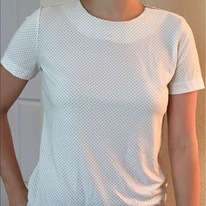 ann Taylor polka dot blouse