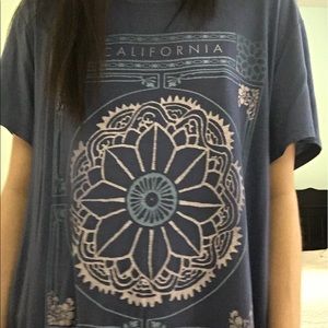 Hollister oversized patterned Tshirt
