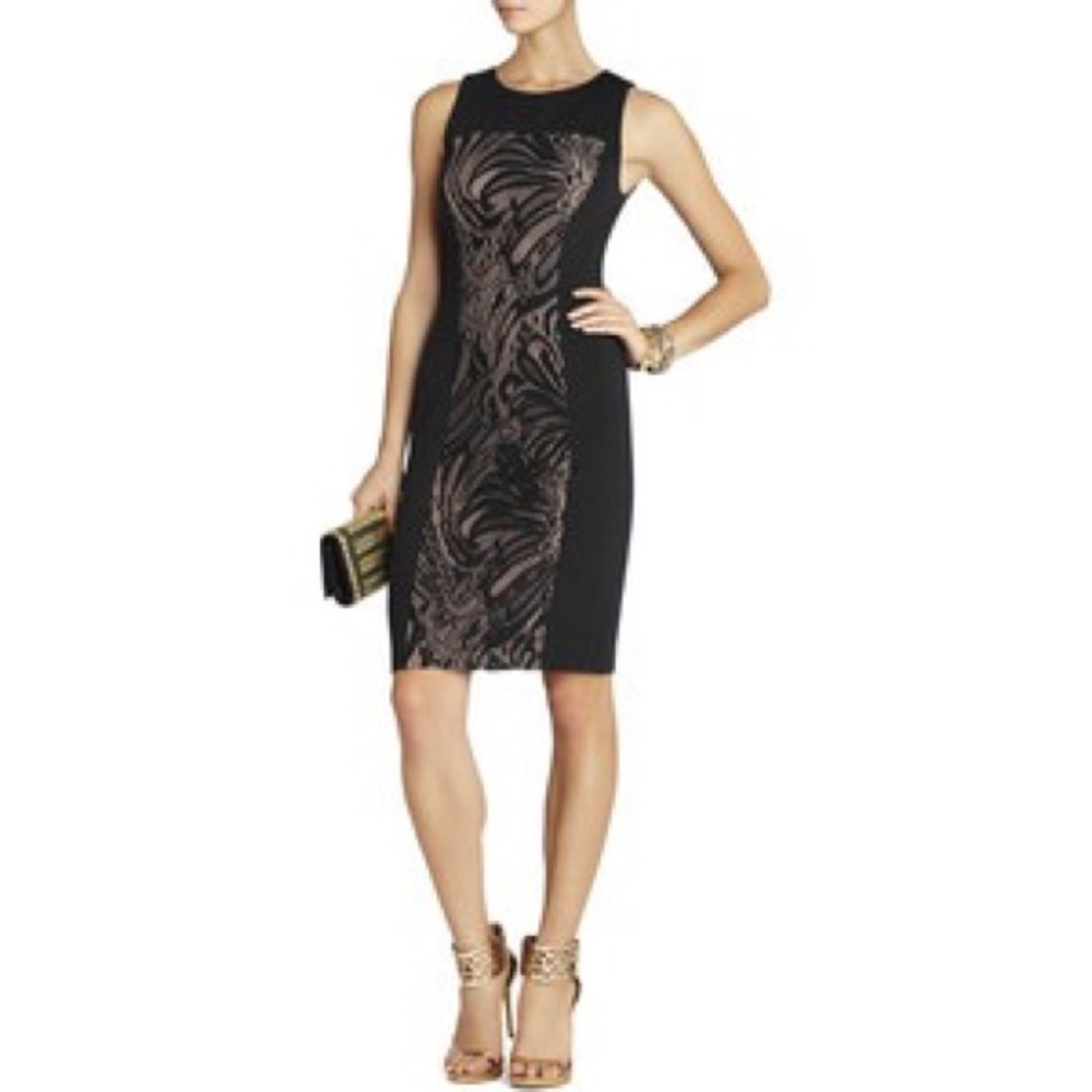 HP☀️👗Final👗BCBG MaxAzria Dress w/Lace Contrast