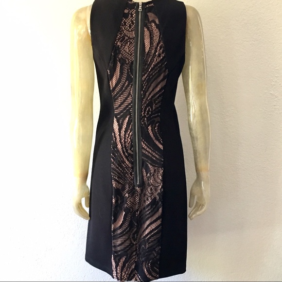 HPβοΈπFinalπBCBG MaxAzria Dress w/Lace Contrast - Picture 5 of 7