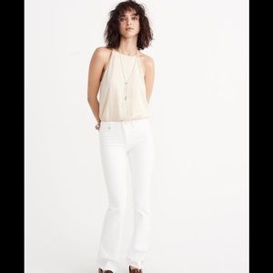 Abercrombie Satin High Neck Bodysuit NWT