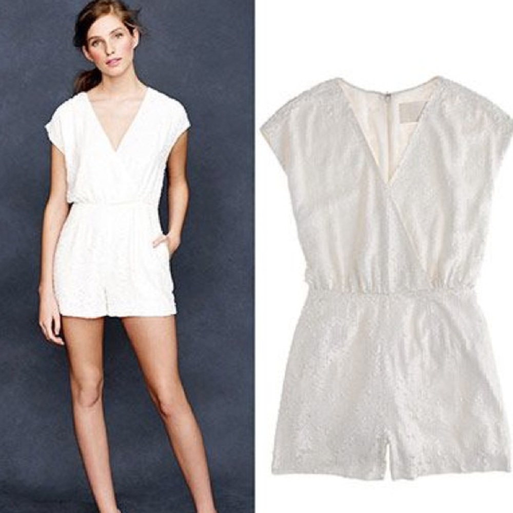 Sold Out J. Crew Collection Shimmer Sequin Romper!