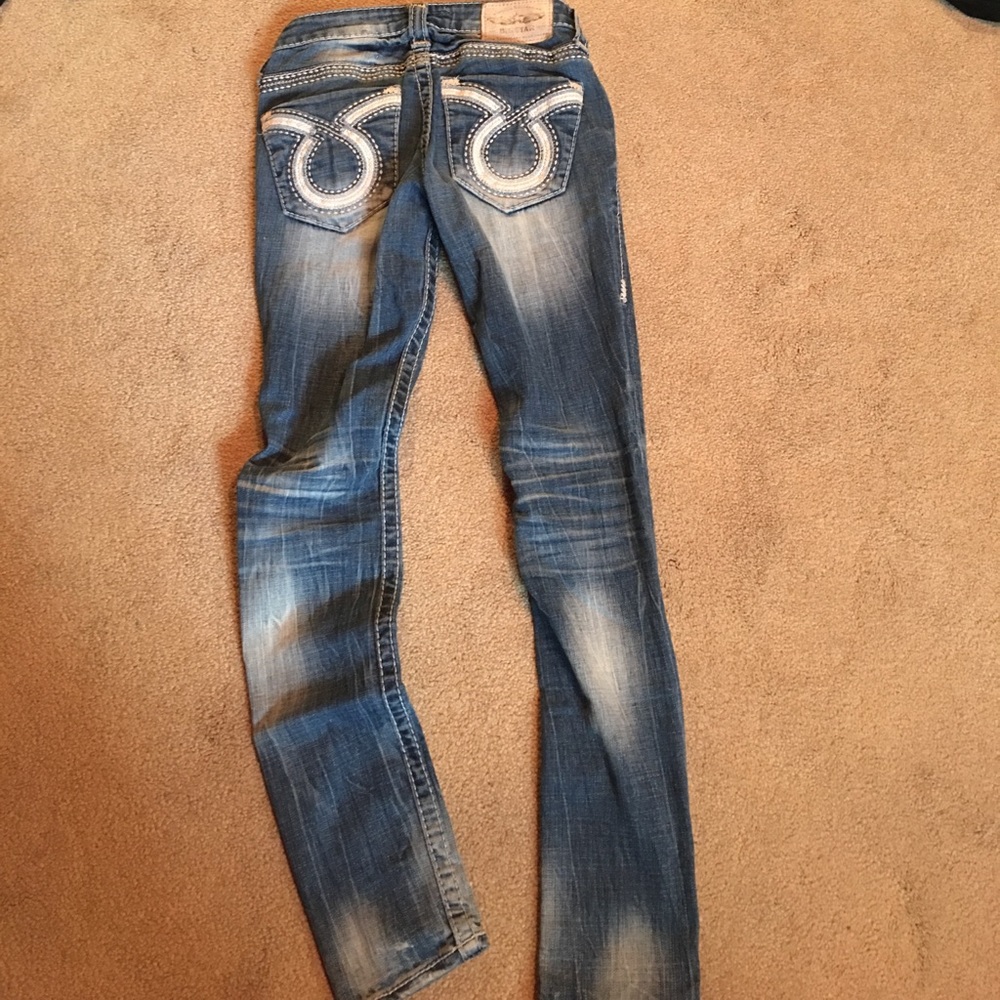 Blue light-washed jeans from Buckle
