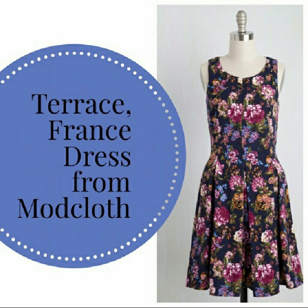 Modcloth "Terrace, France" Dress