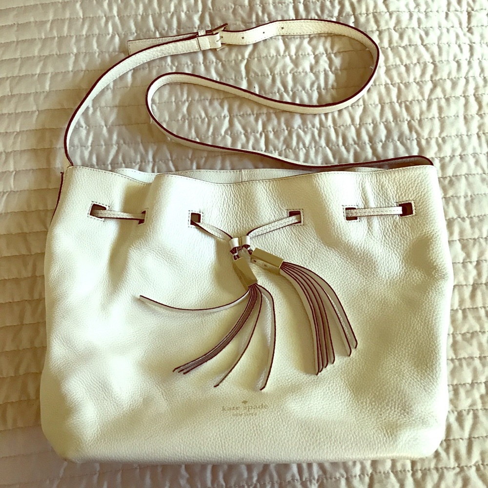 kate spade ♠️ Leather Bucket Bag