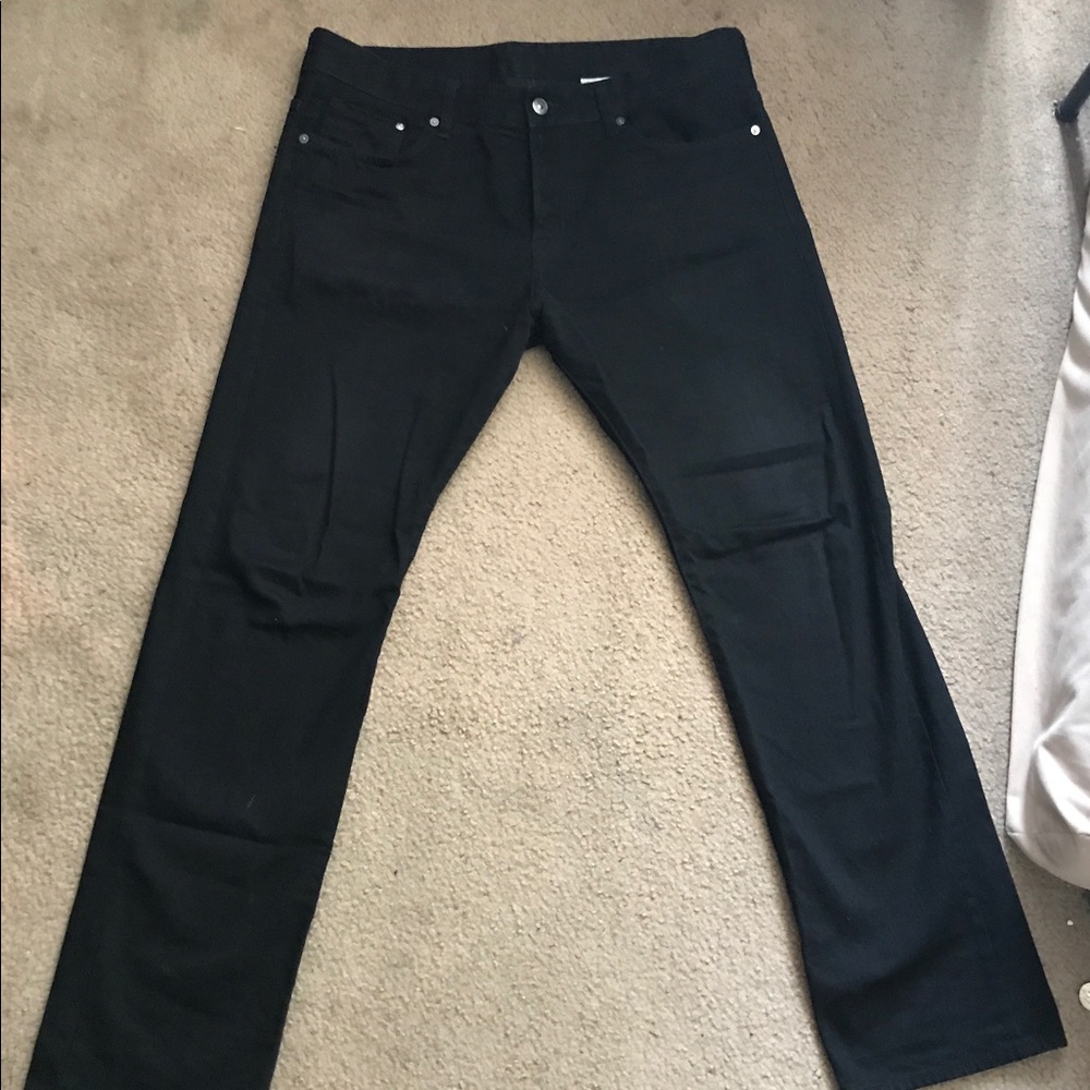 H&m men's black casual pants SIZE 33-32