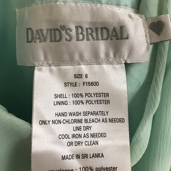 David's Bridal bridesmaid dress - Picture 3 of 3
