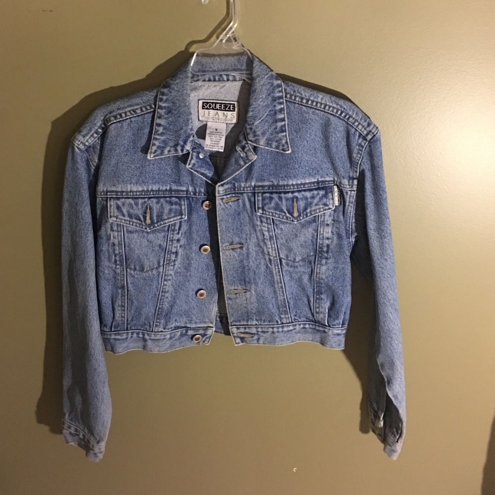 80'S VINTAGE JEAN JACKET, WORN BY ME,