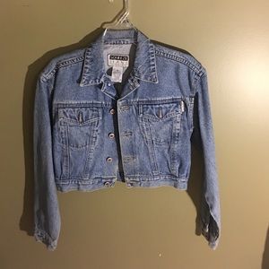 80'S VINTAGE JEAN JACKET, WORN BY ME,