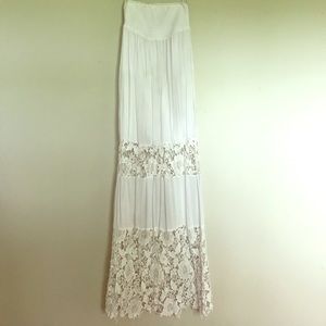 White guess maxi dress