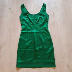 DVF emerald green sheath dress 4