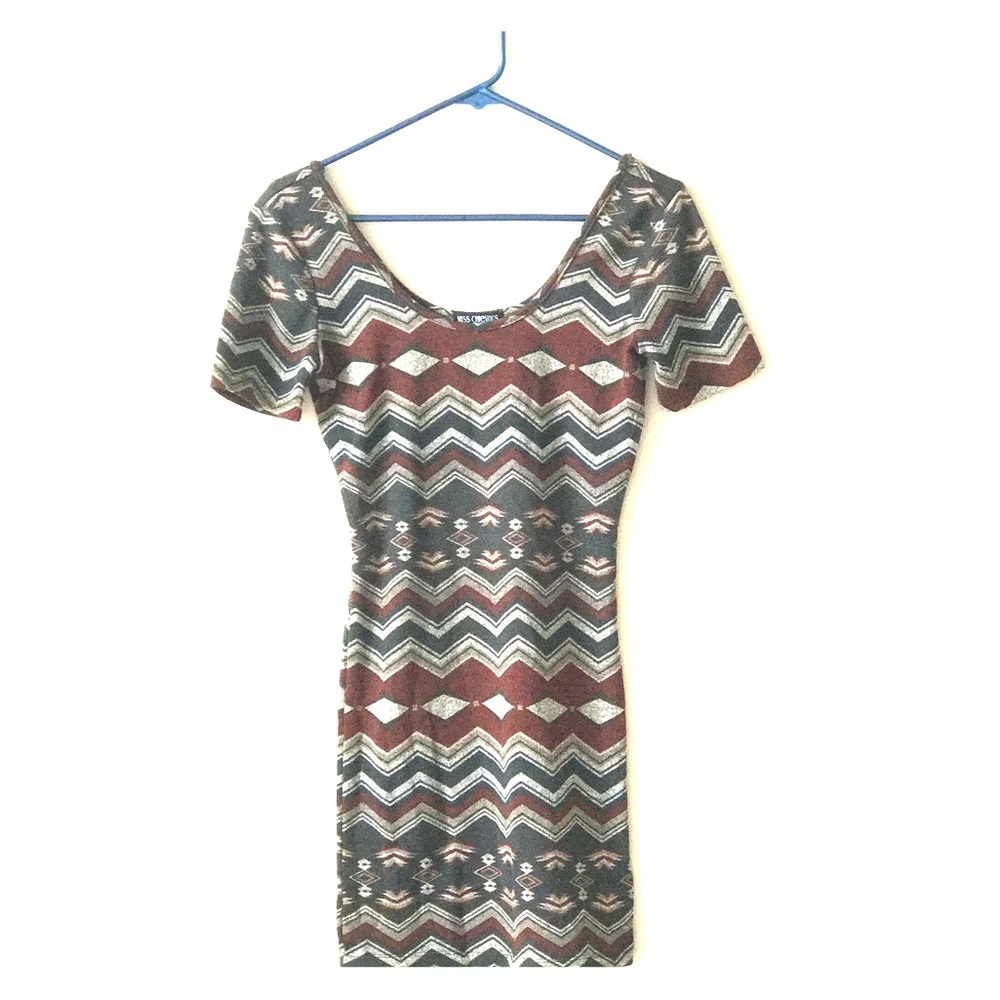 Aztec Short Sleeved Dress
