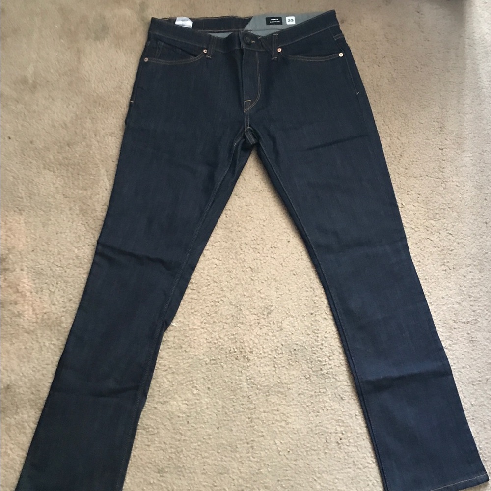 VOLCOM JEANS -BRAND NEW- SIZE 33 slim/straight
