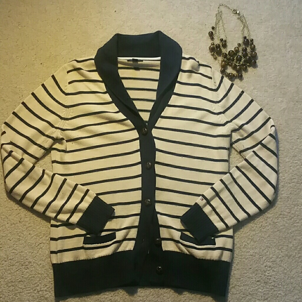 Tommy Hilfiger Nautical Stripe Cardigan