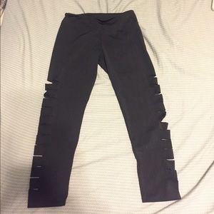 Black Cut Out Leggings
