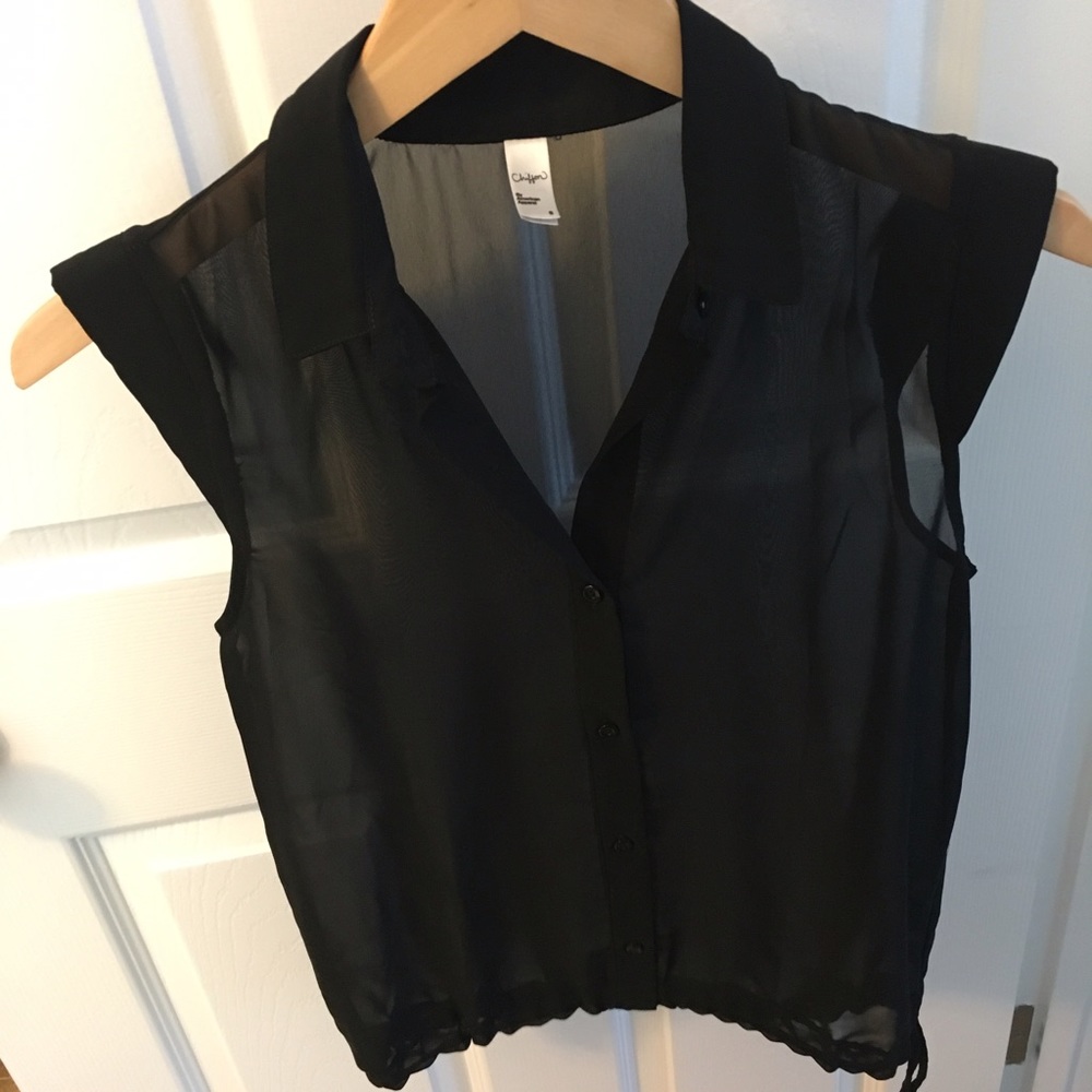 American Apparel Sheer Blouse
