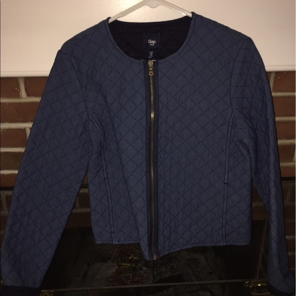 Dark Blue Quilted Gap Jacket NEGOTIABLE PRICE