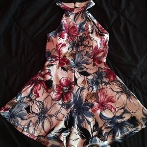 White Romper With Flowers