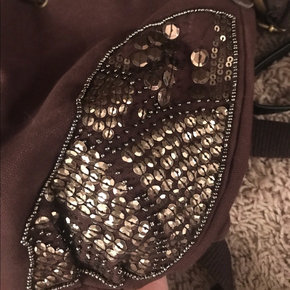 Brown sequin purse - Picture 4 of 7