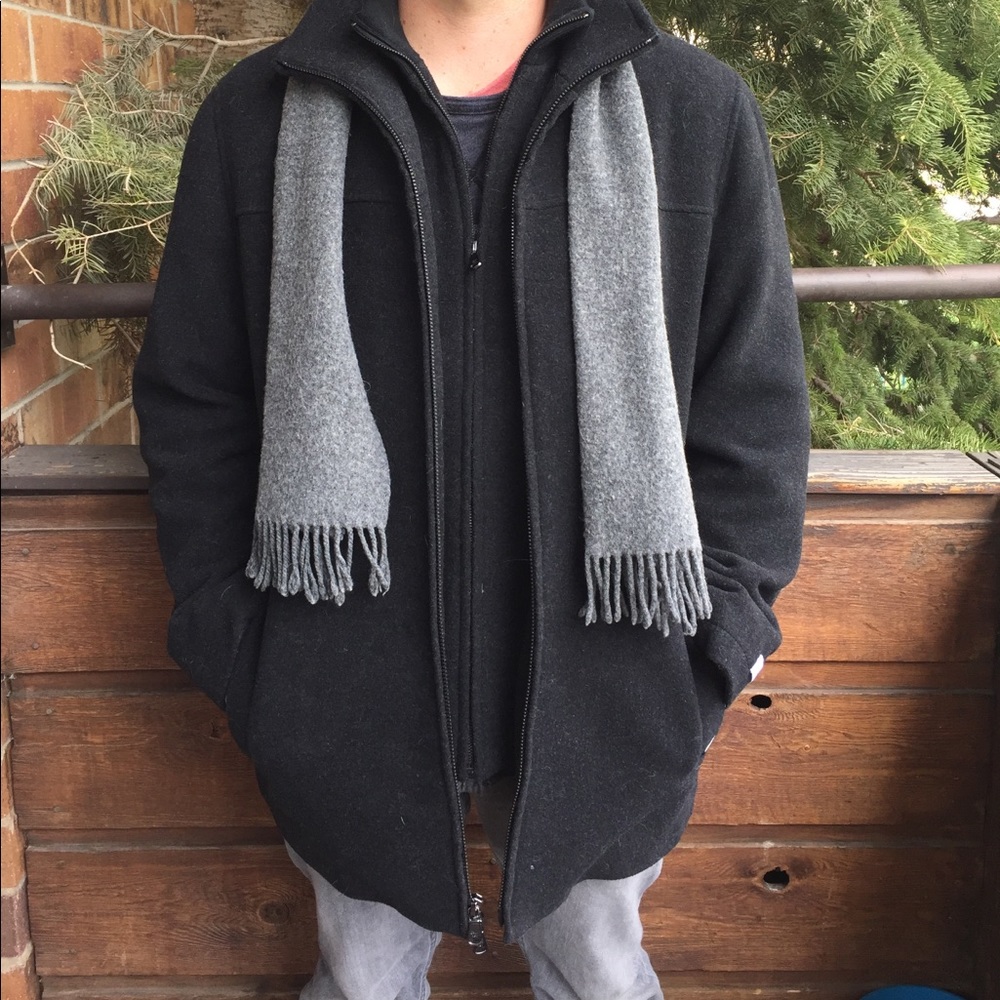 🎉HP🎉Calvin Klein Wool Stadium Winter Coat - Picture 3 of 8