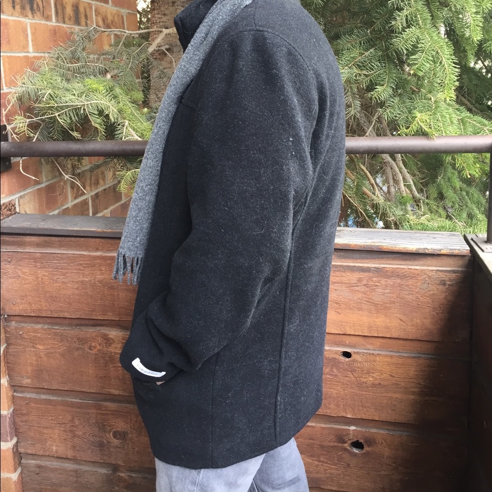 🎉HP🎉Calvin Klein Wool Stadium Winter Coat - Picture 4 of 8