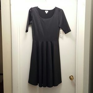 NWT LuLaRoe size medium Nicole dress, charcoal