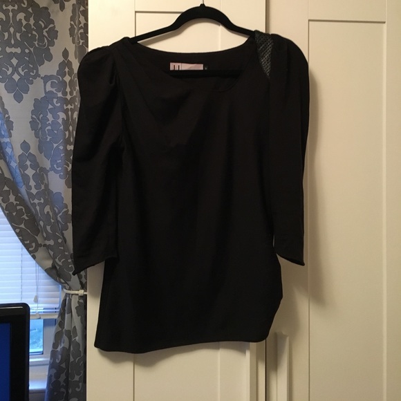 Black puffy sleeve sweater - Picture 1 of 4
