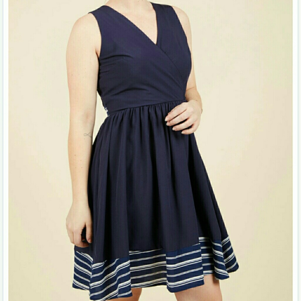 Modcloth "Coordinator in the Court" A-line dress