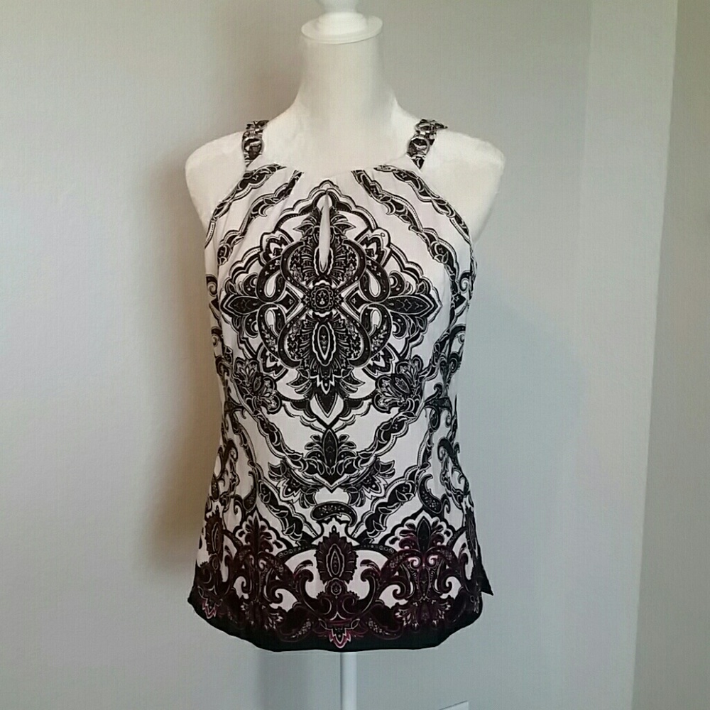 White House Black Market Sleeveless Blouse