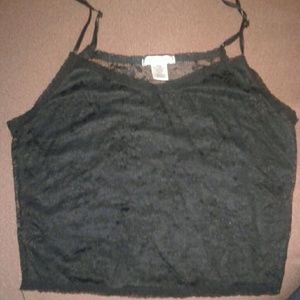 Lace crop top