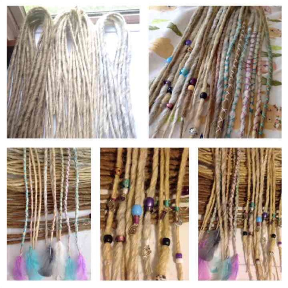 Blond Synthetic Dreads