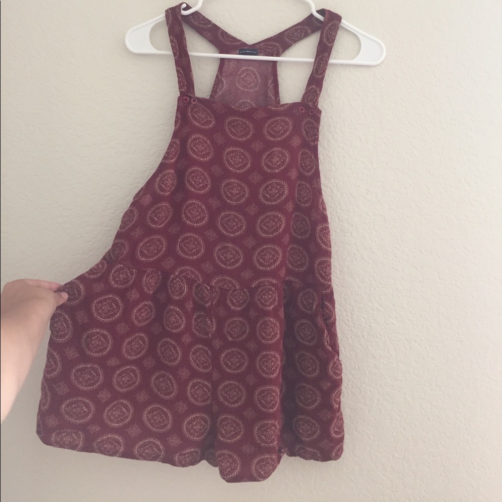 Patterned overalls