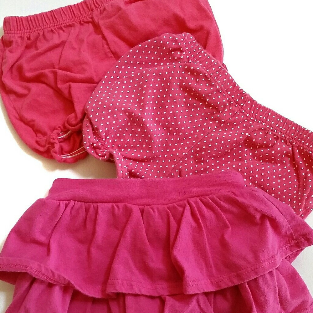 2 shorts and 1 skirt bundle