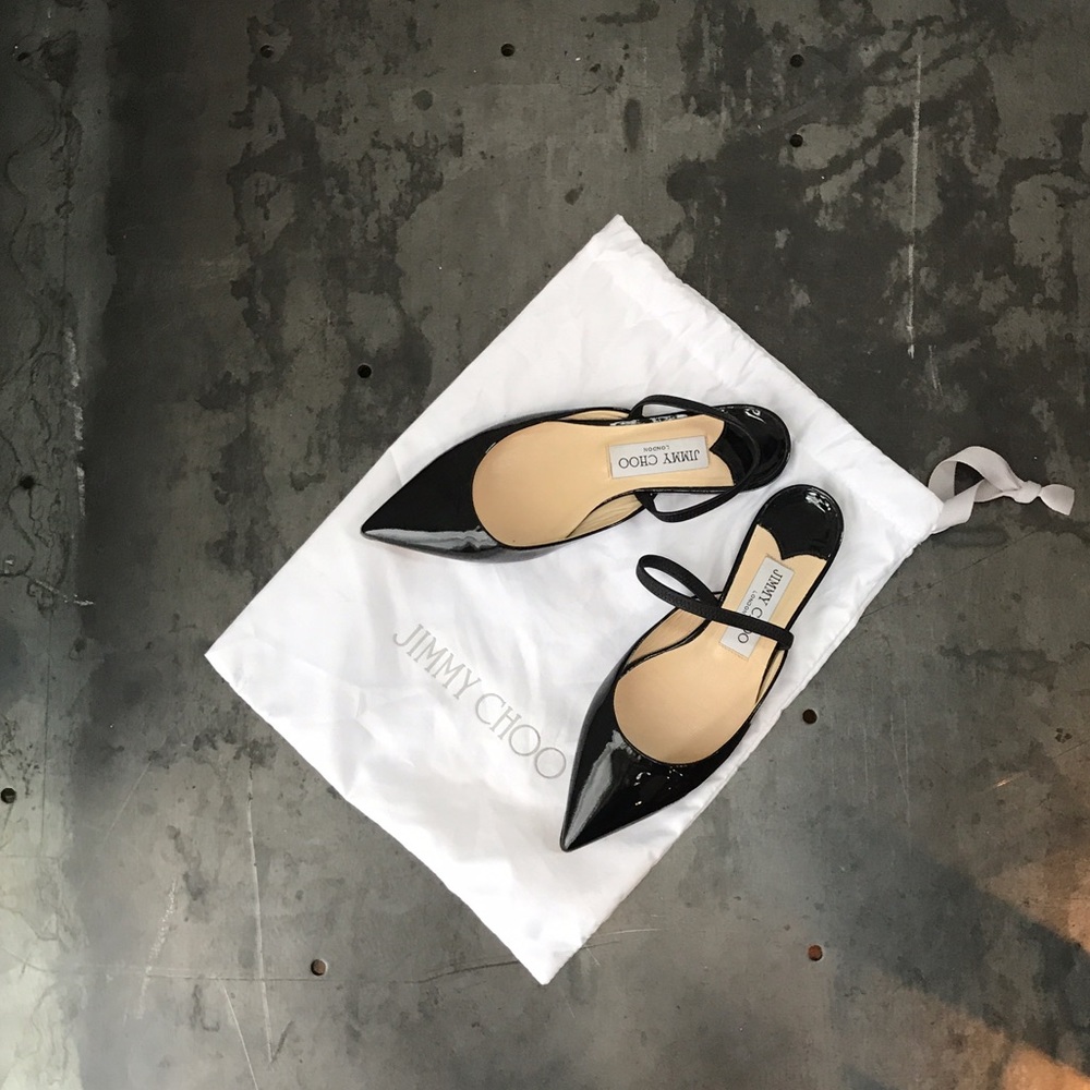 Jimmy Choo Pointed Slingback Flats
