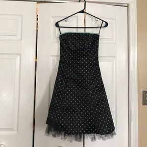 Vintage Jessica McClintock Polka Dot Dress